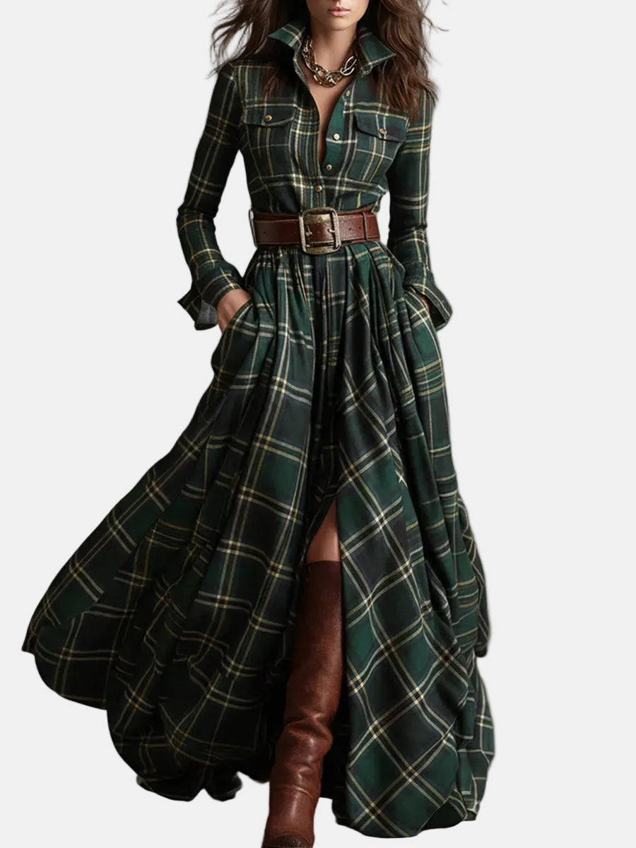 Livia | Chemisier jurk met