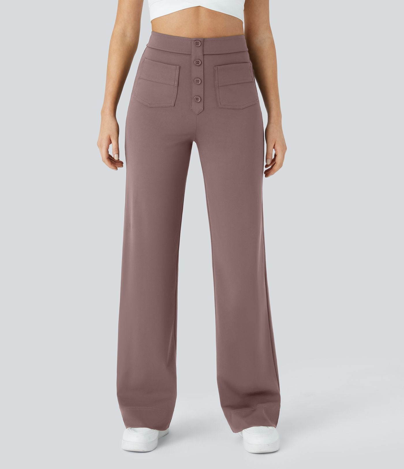 Emma™ | Elegante Elastische High-Waist Pantalon (1+1 GRATIS)
