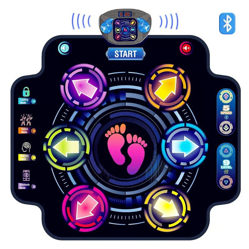 DanceGlow™ | Led Bluetooth Kinderdansmat