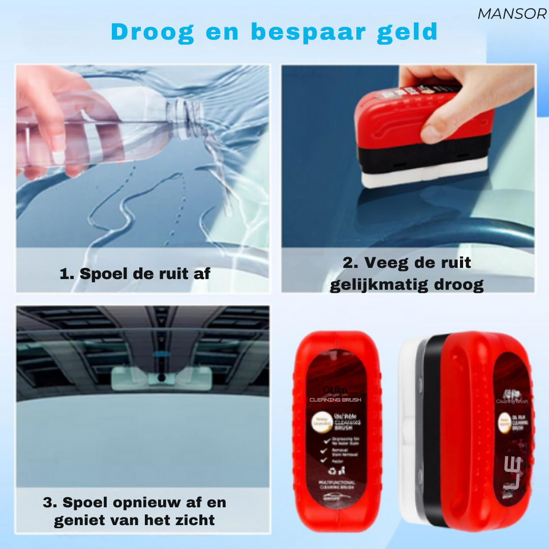 OptiClear™ - Kristalhelder zicht in alle weersomstandigheden.