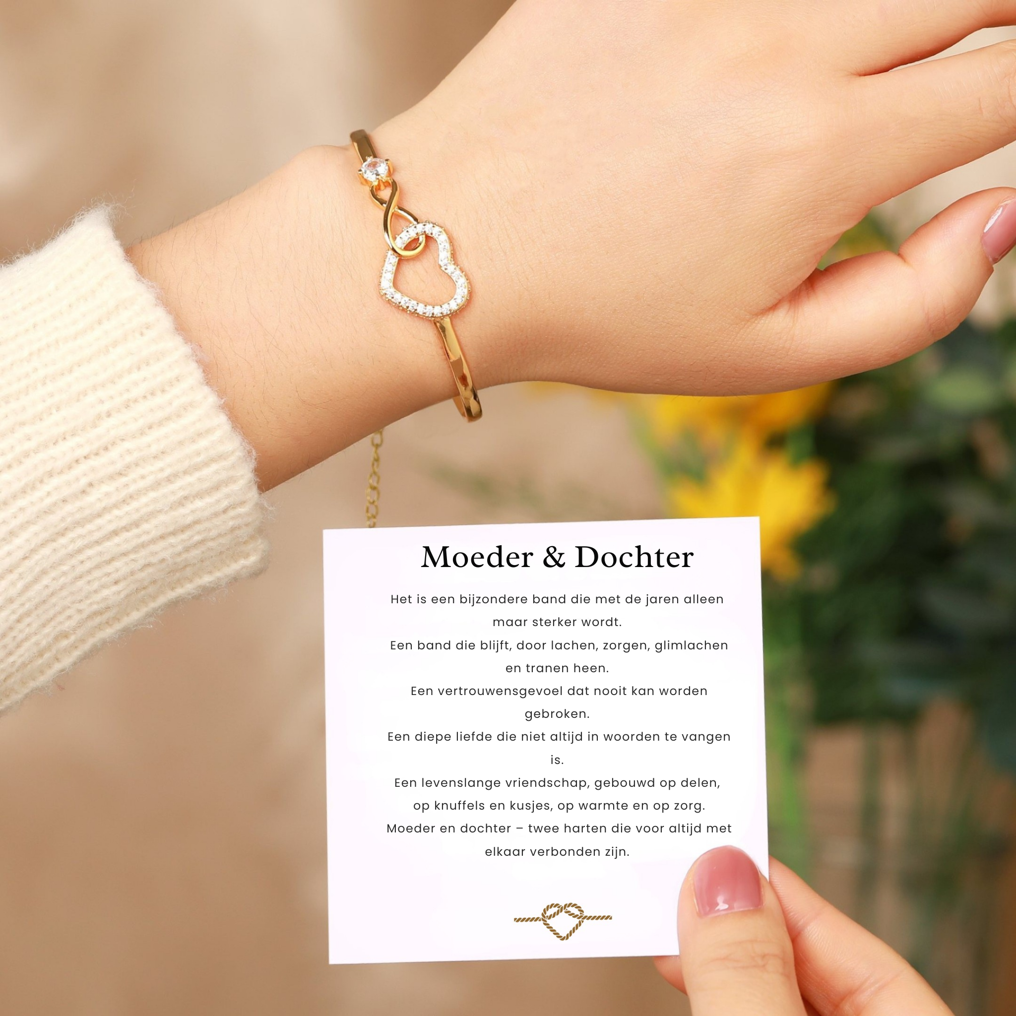 Moeder & Dochter – Oneindig Hart Armband