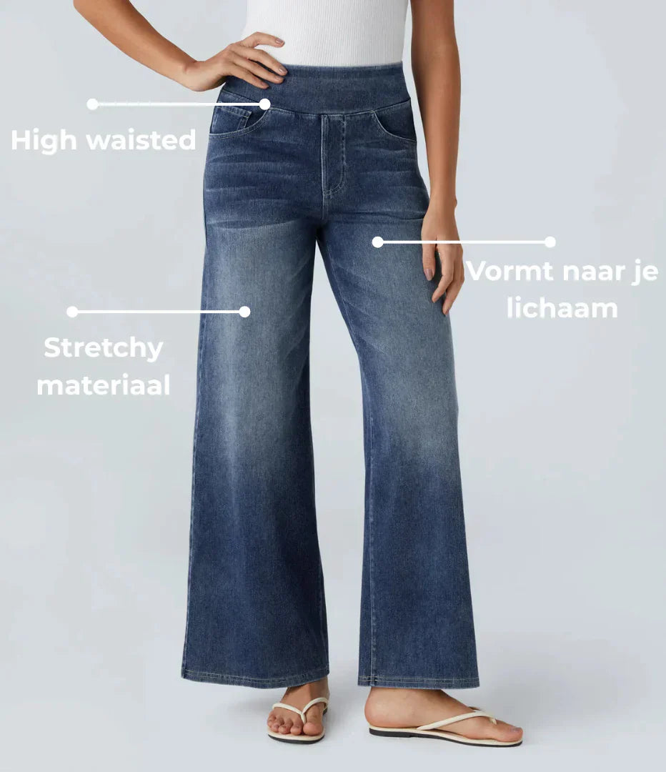 Eva™ | Elastische Hoge Taille Broek Met Comfortabele Pasvorm