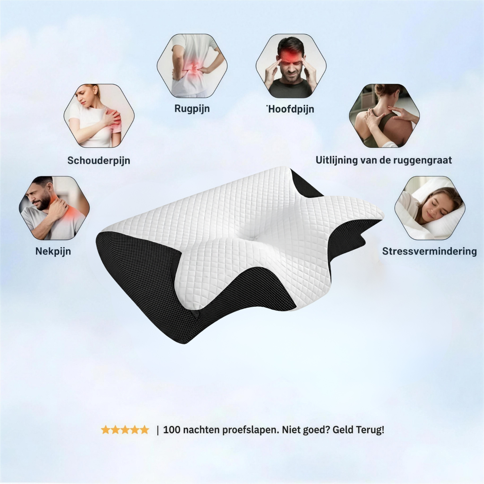 Lunava™ Ergonomisch Kussen 2.0