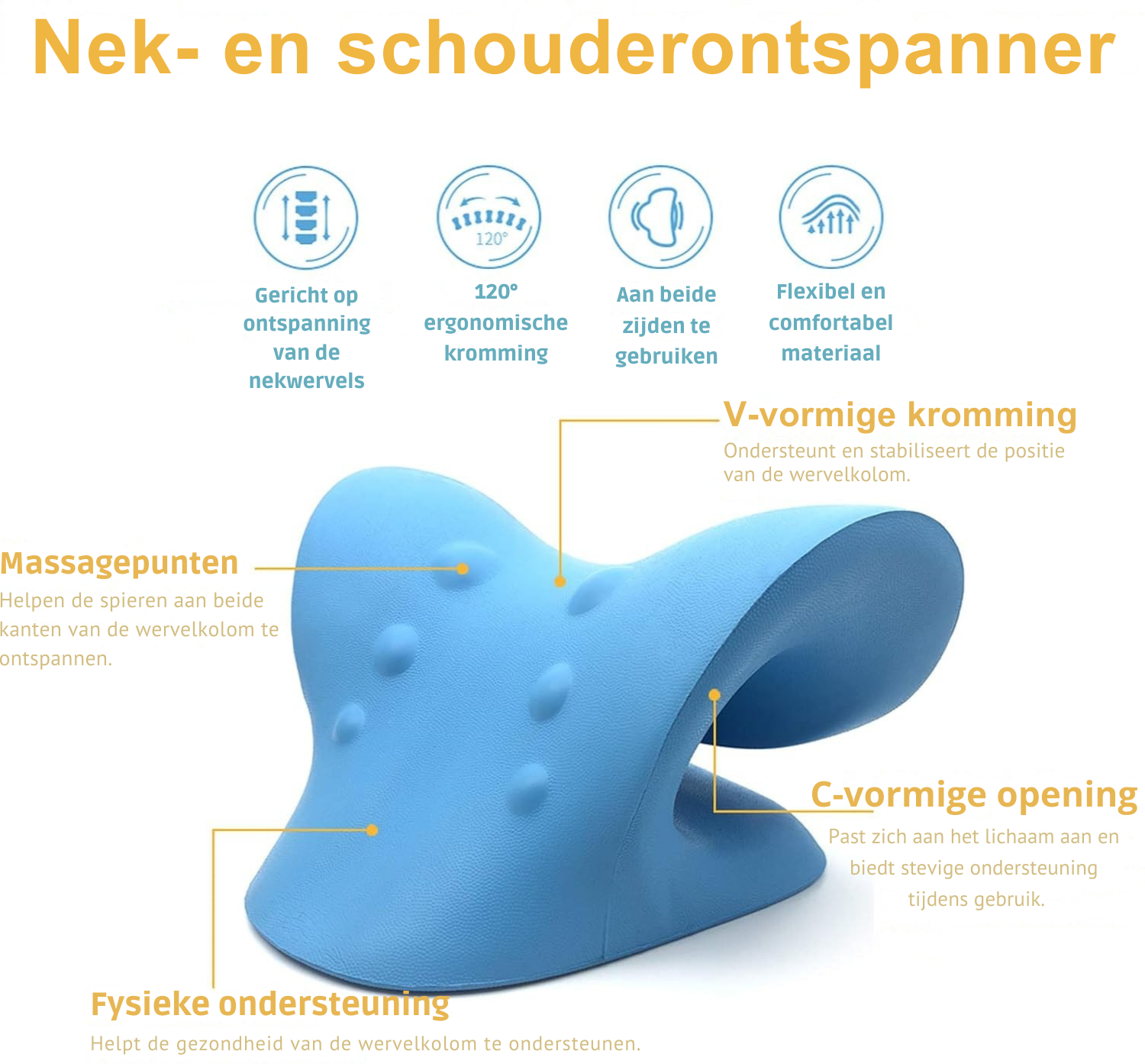 Nekstrekker & Schouderontspanner voor Pijnverlichting