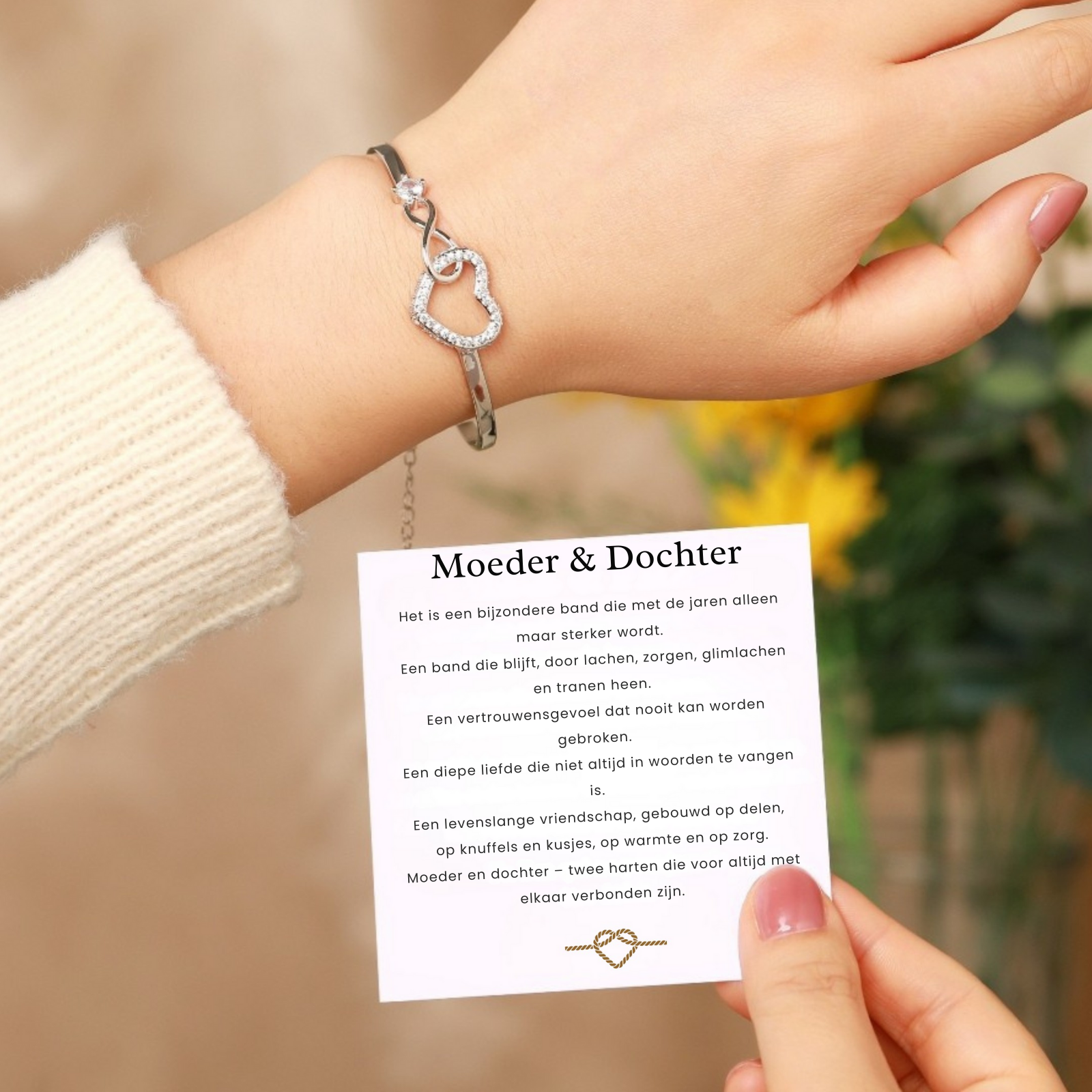 Moeder & Dochter – Oneindig Hart Armband
