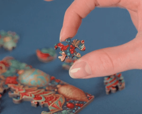 Kerstpuzzel adventskalender