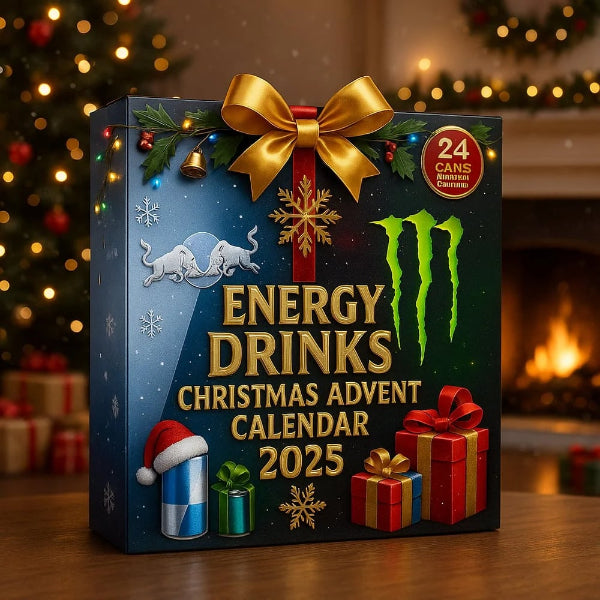 ⚡️ Energy Drink Can Advent Calendar 2025 — 24 Days of Festive Collectibles! 🎄
