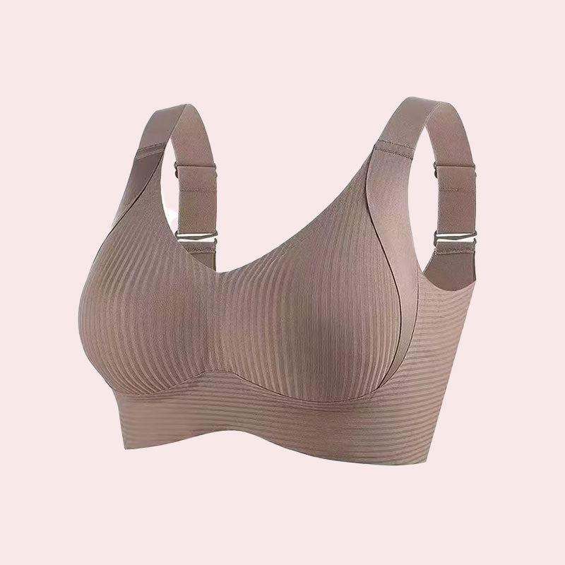 Geribde push-up-bh met verstelbare beugels voor dames | 1+1 GRATIS