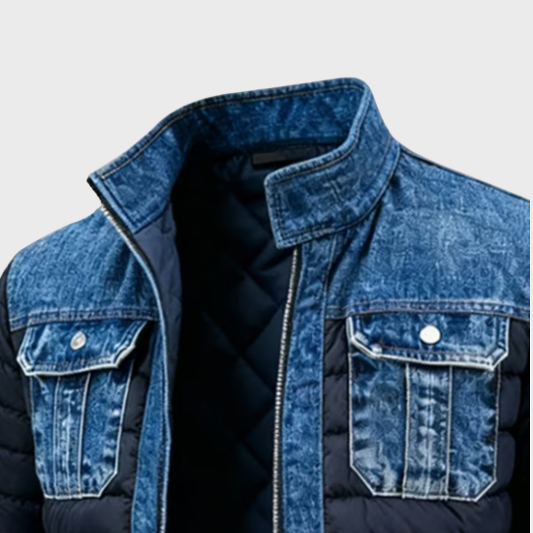 Erik | Gewatteerd denimjack