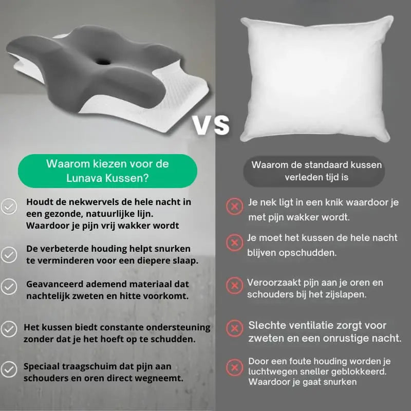 Lunava™ Ergonomisch Kussen