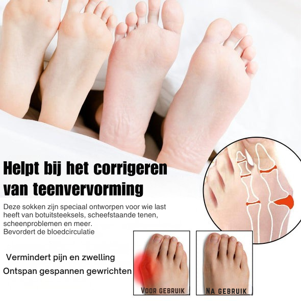 Relief™ | Orthopedische sokken voor pijnlijke en scheefgroeiende tenen