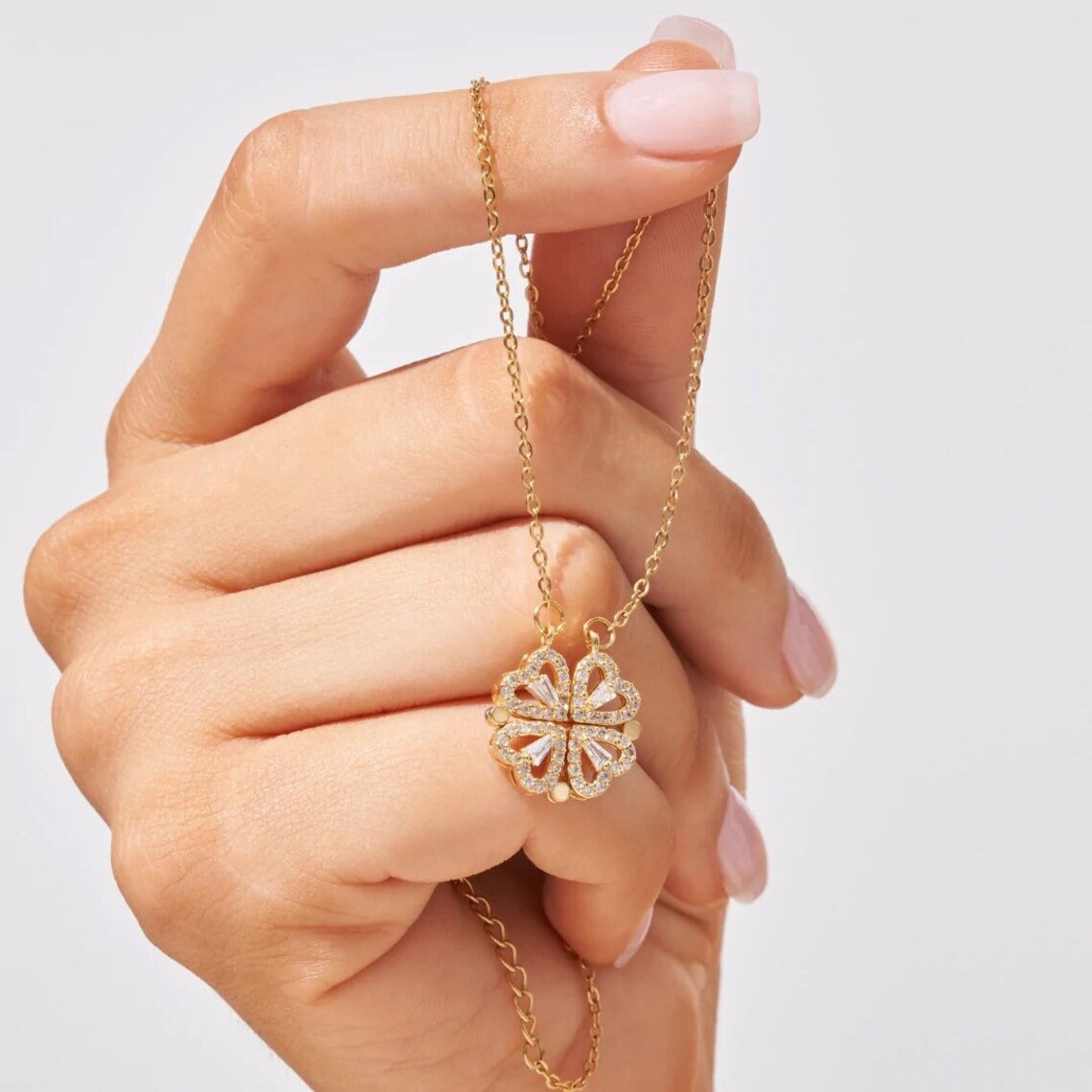 Ketting Klavertje 4 Harten