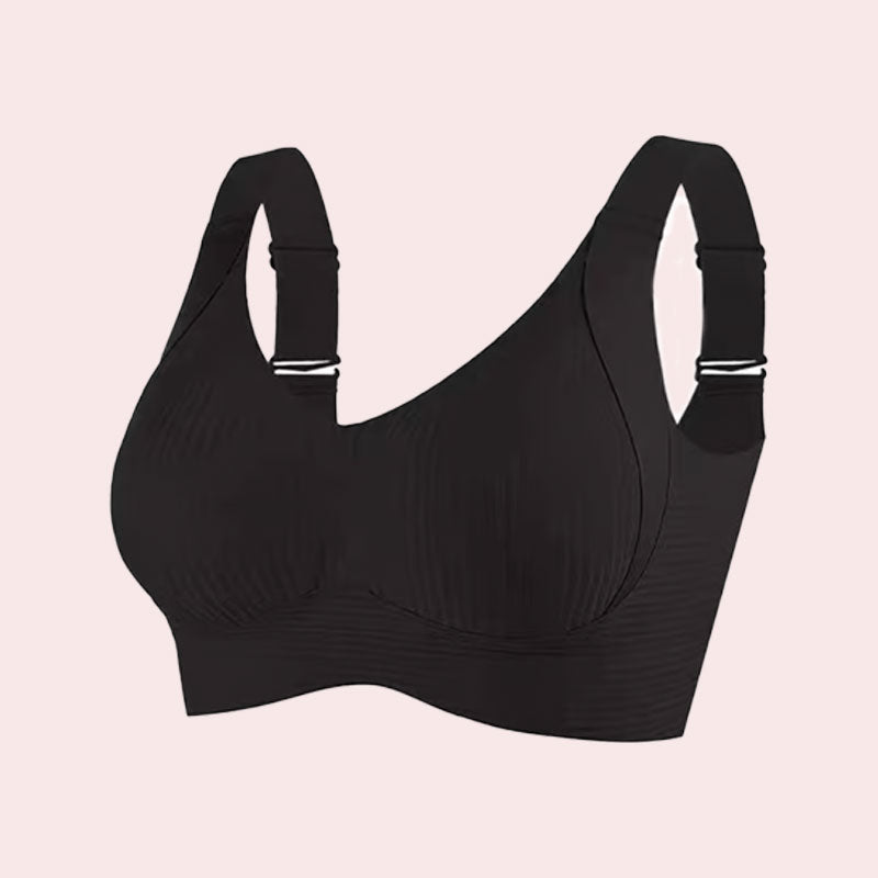Geribde push-up-bh met verstelbare beugels voor dames | 1+1 GRATIS