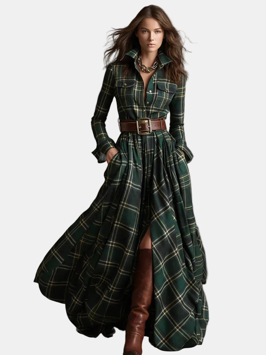 Livia | Chemisier jurk met