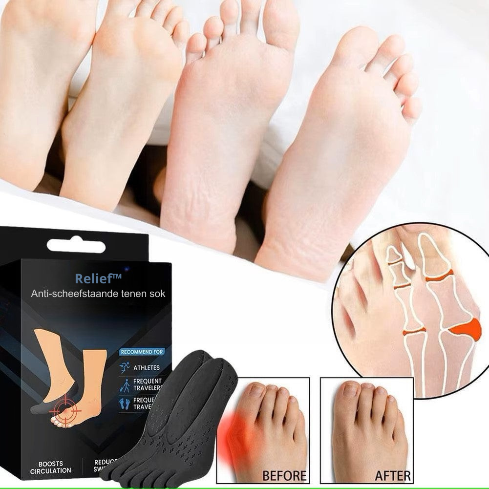 Relief™ | Orthopedische sokken voor pijnlijke en scheefgroeiende tenen