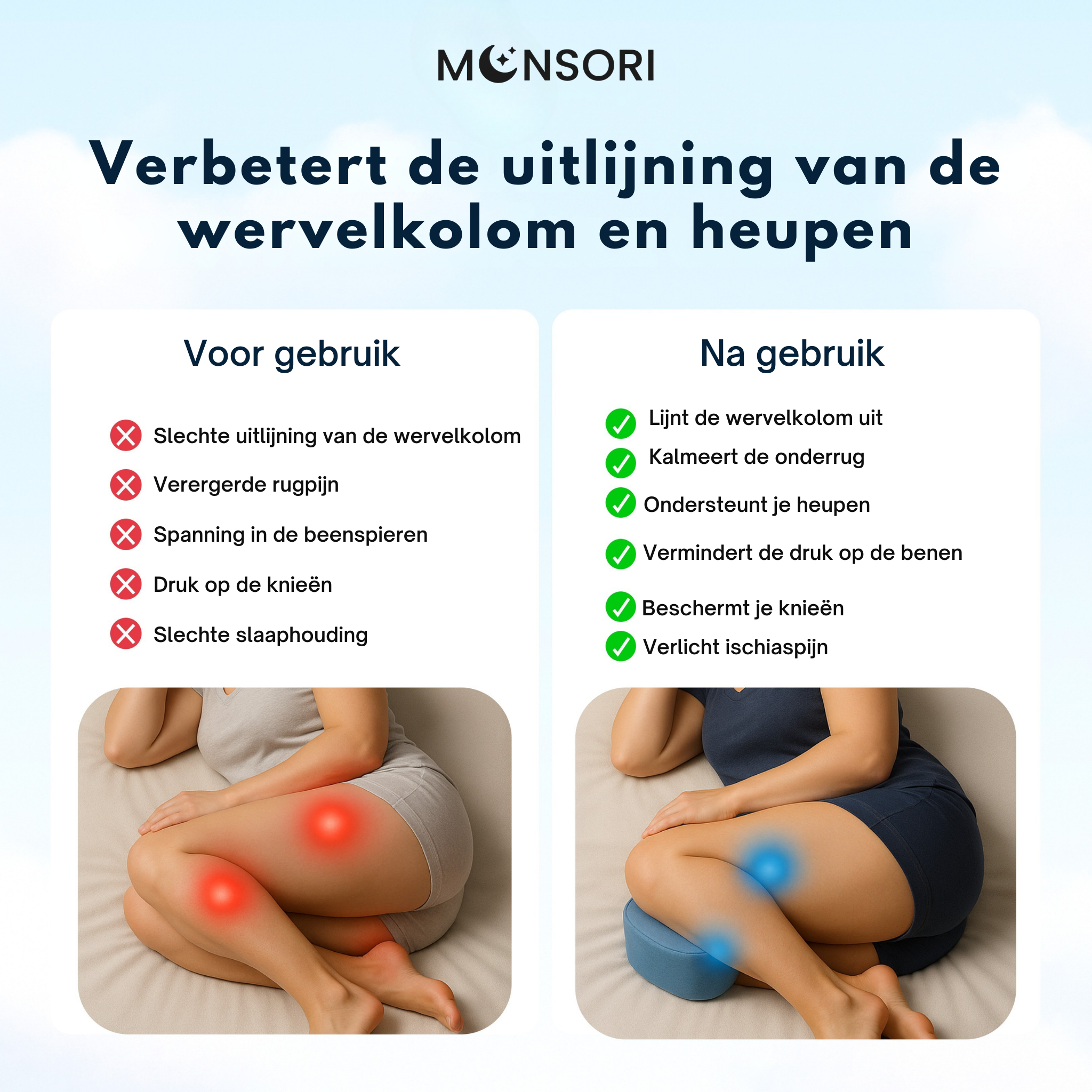 Lunava™ – Ergonomisch Heupkussen