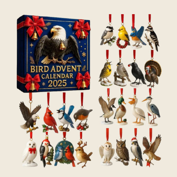 🐦 Vogel Adventskalender 2025 – Een gevederde aftelkalender tot Kerstmis 🎄