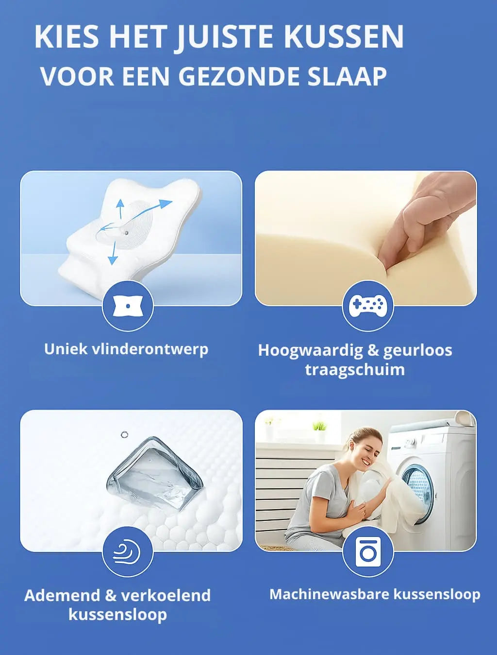 Lunava™ Ergonomisch Kussen