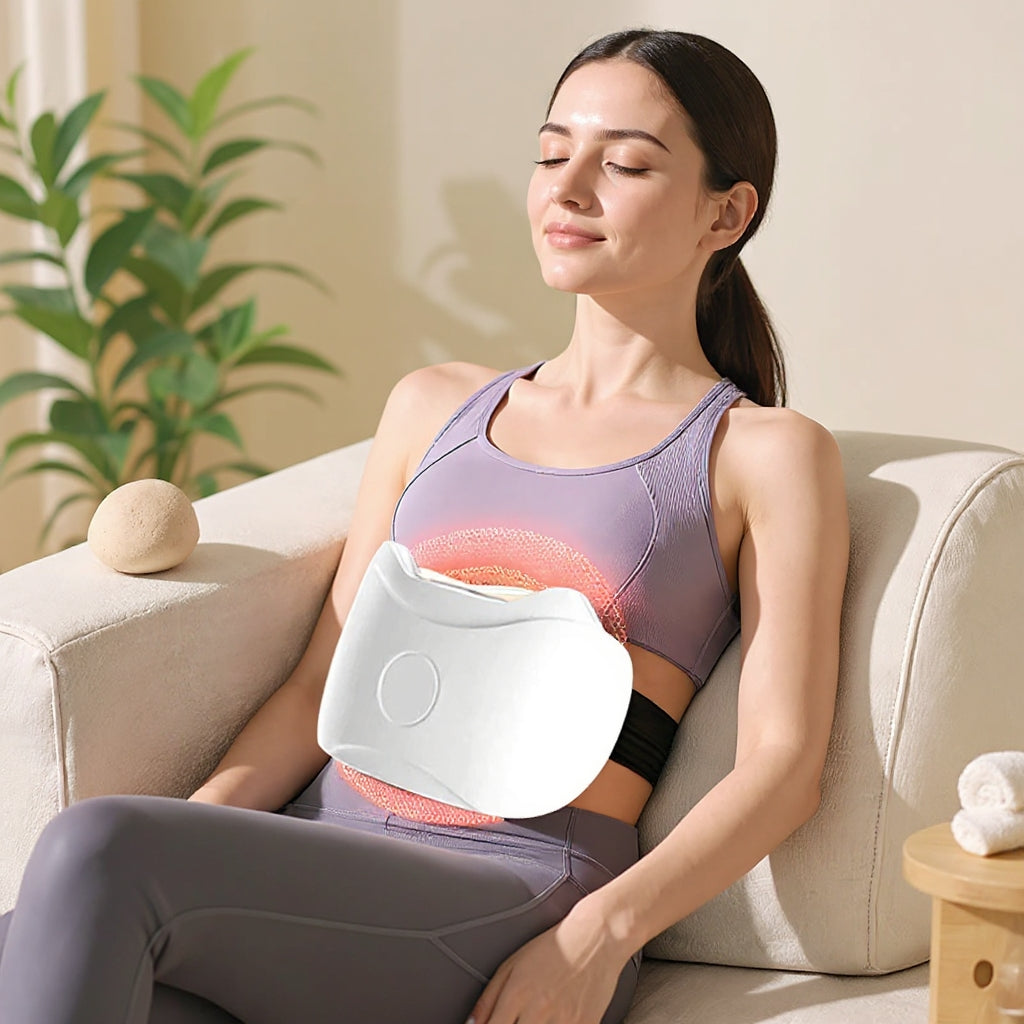 Elektrische draadloze buikmassager💥 Verbrand vet en bevorder de spijsvertering