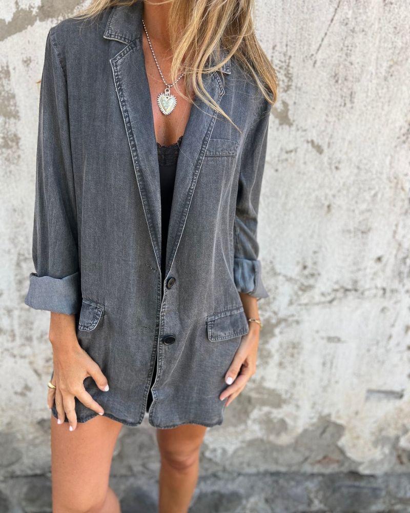 MIREIA - CASUAL DENIM BLAZER