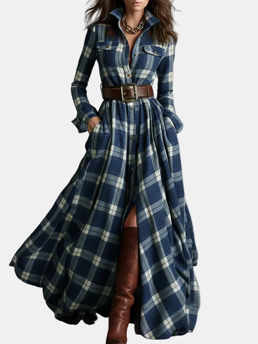 Livia | Chemisier jurk met