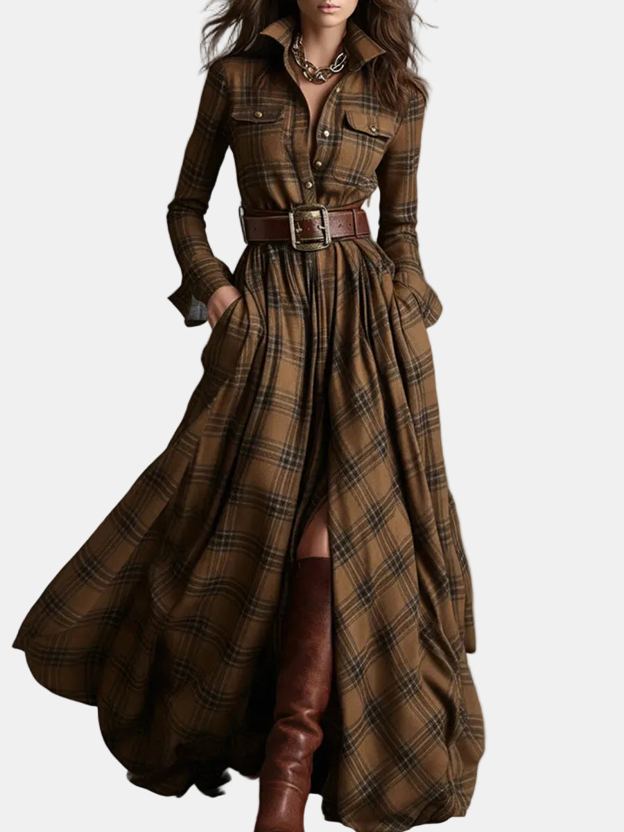 Livia | Chemisier jurk met