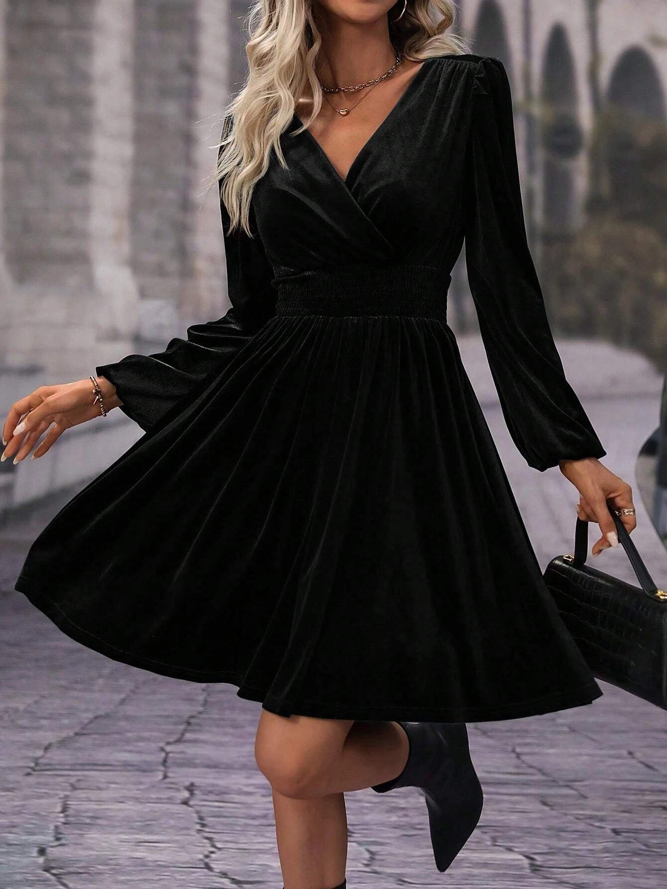 Esmee™ | Fluwelen feestjurk voor dames