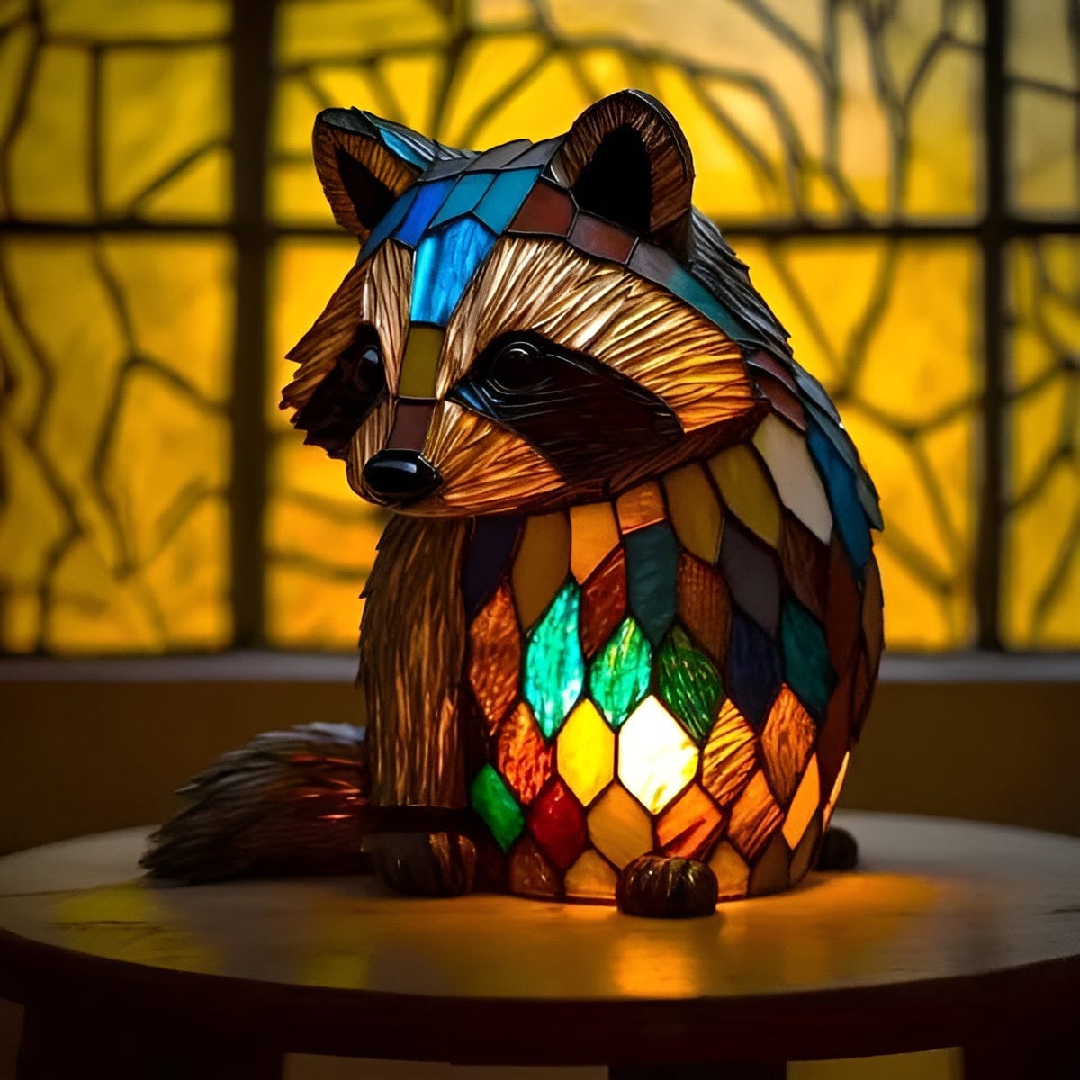 Animal Glow™ | Handgemaakte Tiffany-lamp