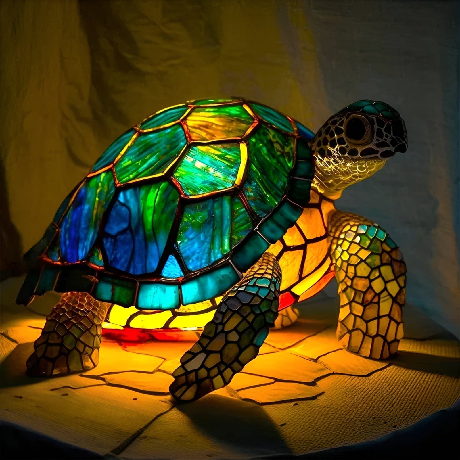 Animal Glow™ | Handgemaakte Tiffany-lamp