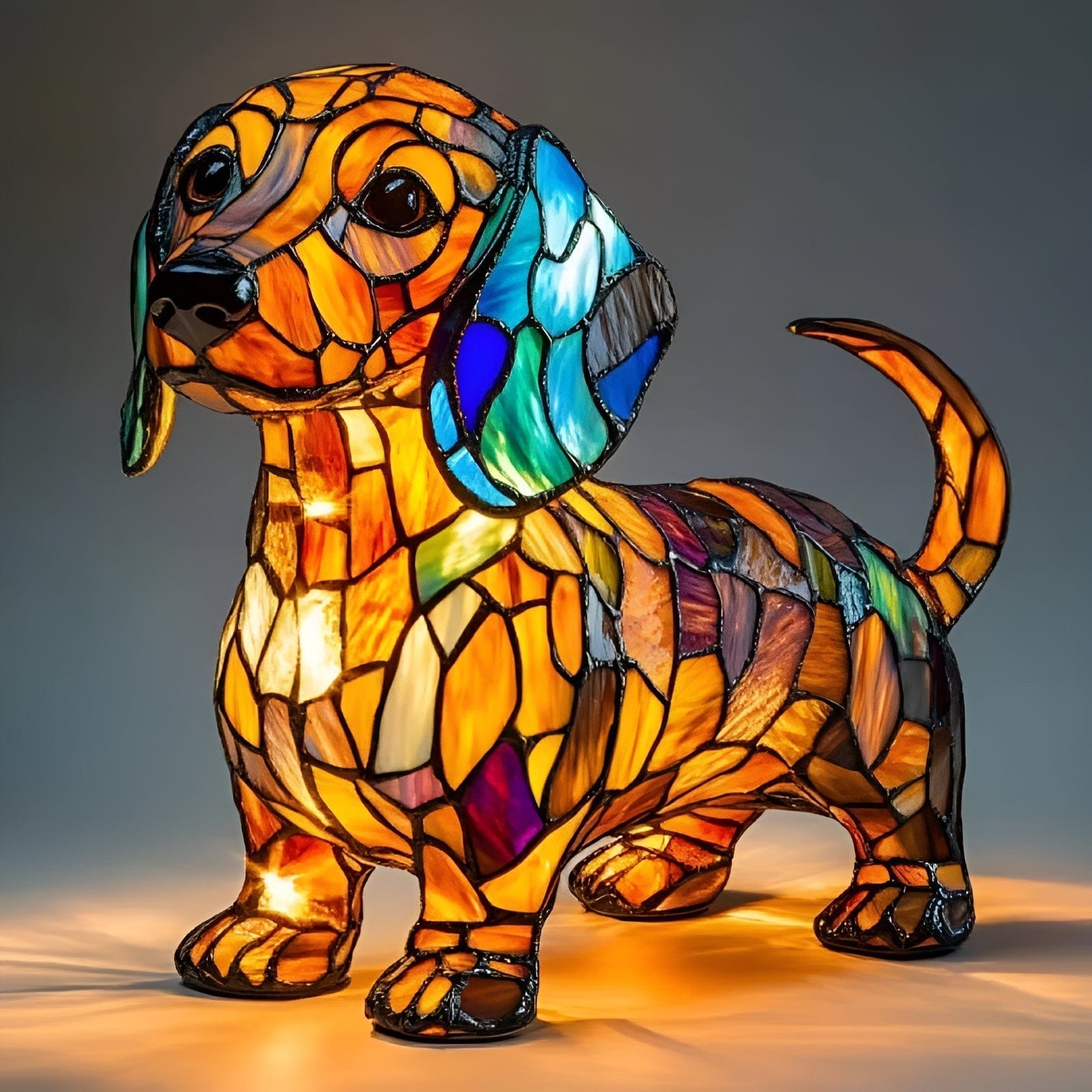 Animal Glow™ | Handgemaakte Tiffany-lamp