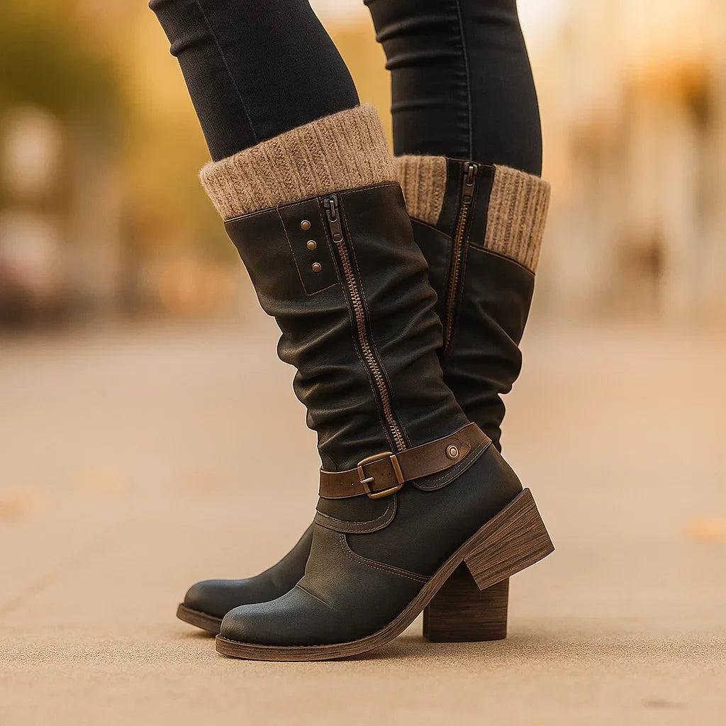 Aubrey | Leren laarzen