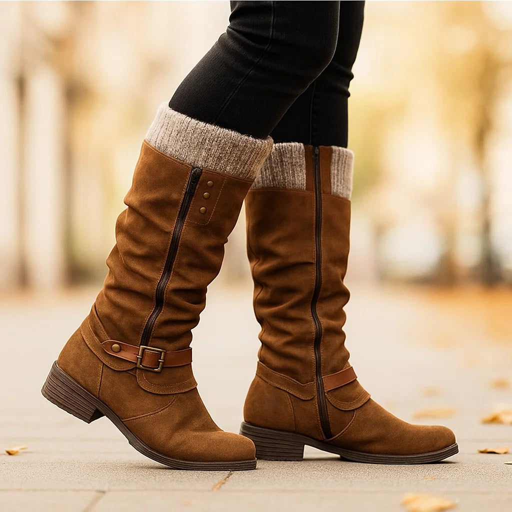 Aubrey | Leren laarzen