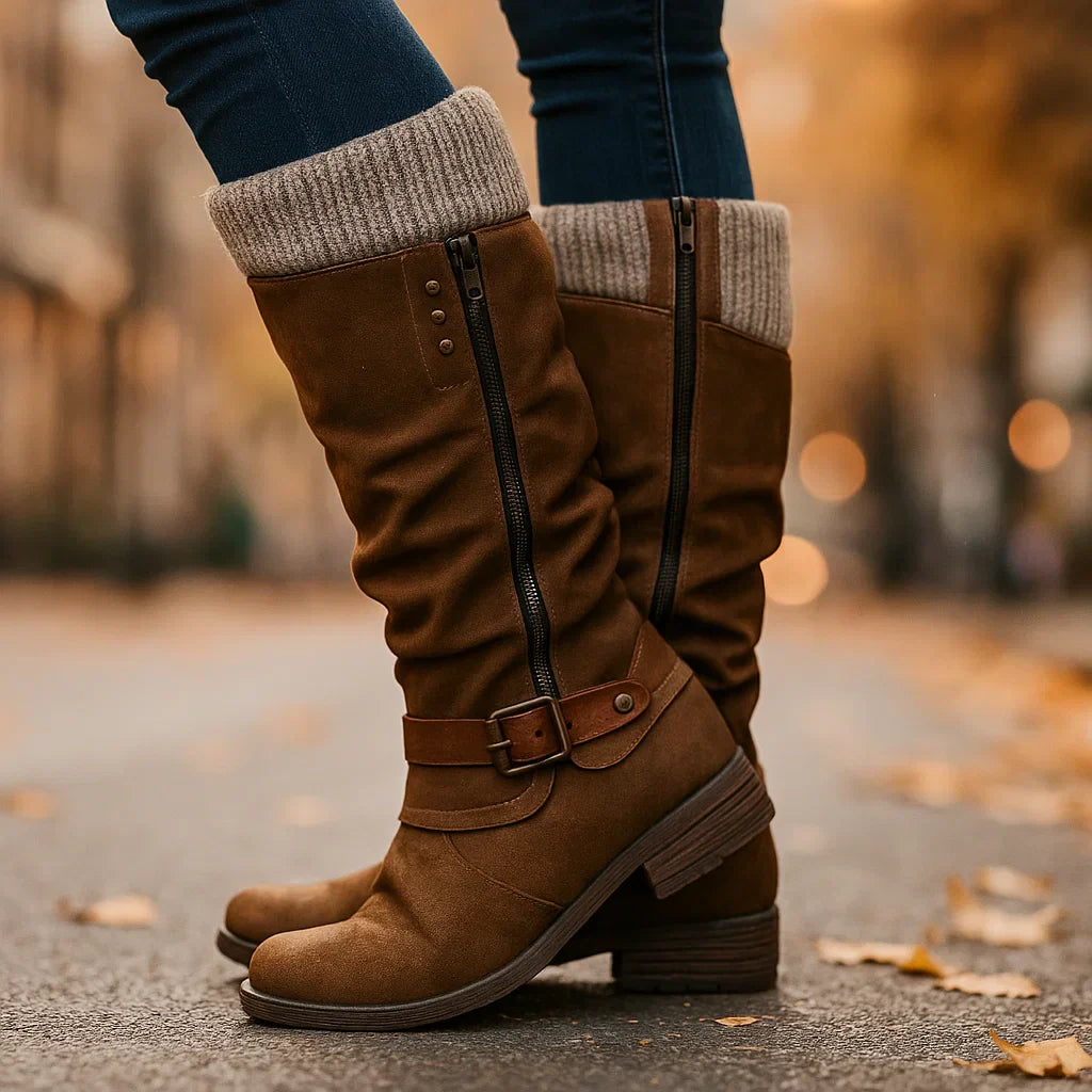 Aubrey | Leren laarzen