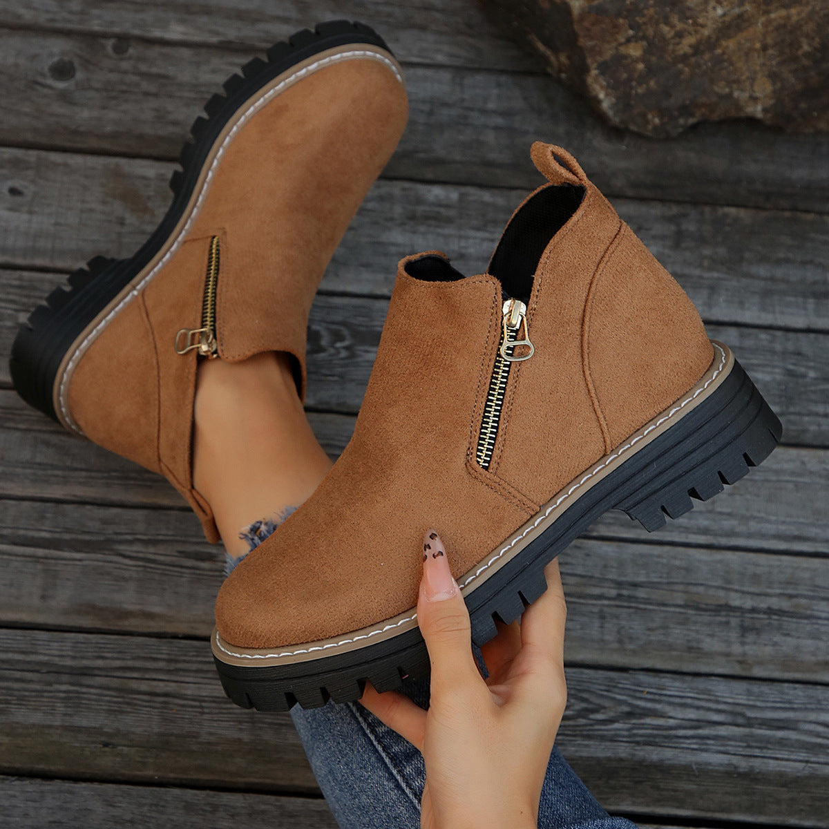 👠 ✨Dames schoenen met ronde neus en zijrits: stijlvol, comfortabel en perfect voor elke dag!