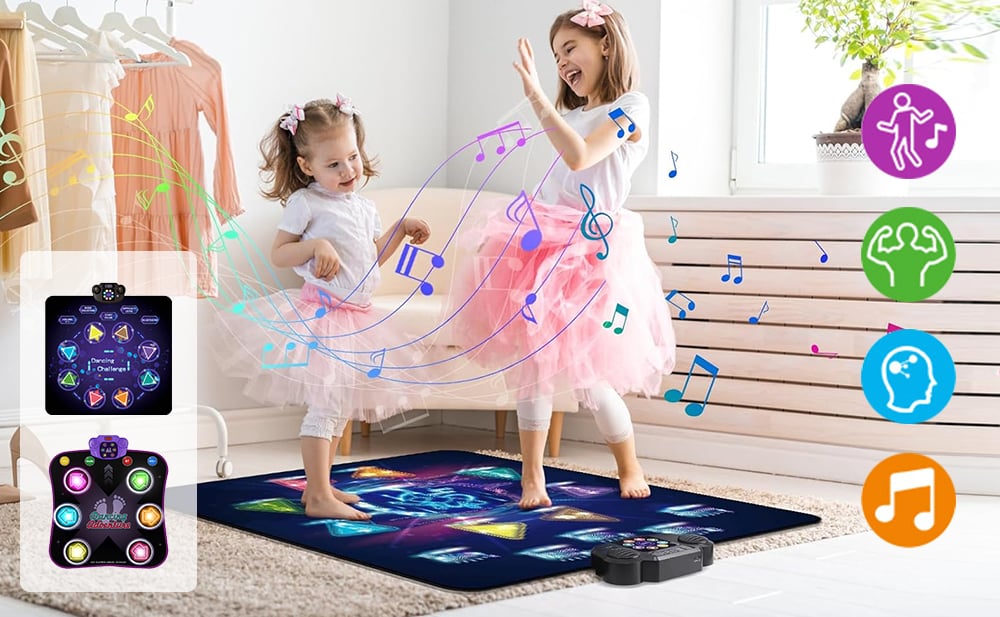 DanceGlow™ | Led Bluetooth Kinderdansmat
