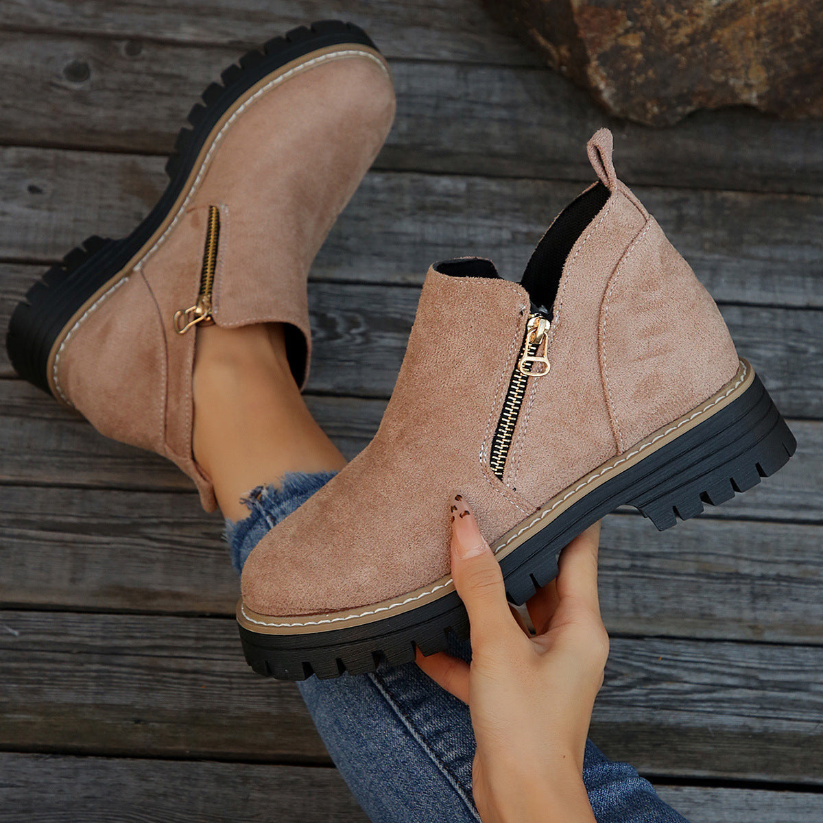 👠 ✨Dames schoenen met ronde neus en zijrits: stijlvol, comfortabel en perfect voor elke dag!
