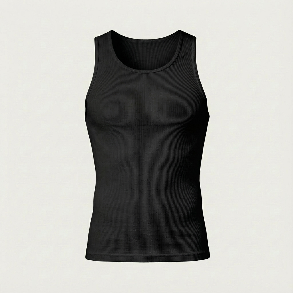 Premium Ultra-Zachte Katoenen Fitted Tanktop