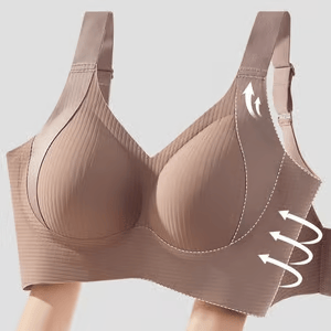 Geribde push-up-bh met verstelbare beugels voor dames | 1+1 GRATIS