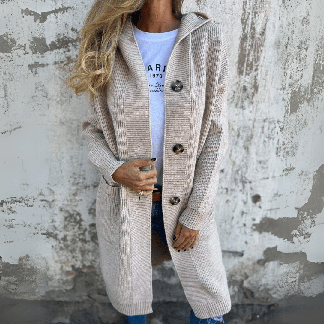 Lisa™ | Elegant long ladies cardigan