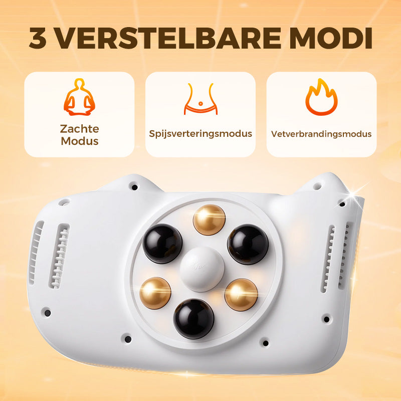 Elektrische draadloze buikmassagerš„ Verbrand vet en bevorder de spijsvertering