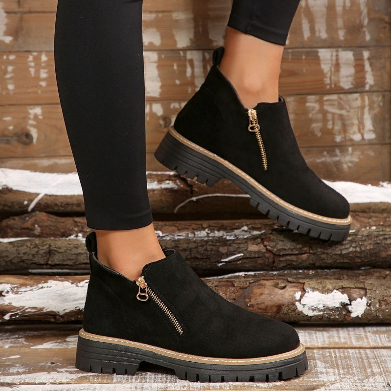 👠 ✨Dames schoenen met ronde neus en zijrits: stijlvol, comfortabel en perfect voor elke dag!