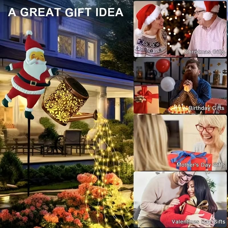 ๐
Santa Claus Solar Watering Can