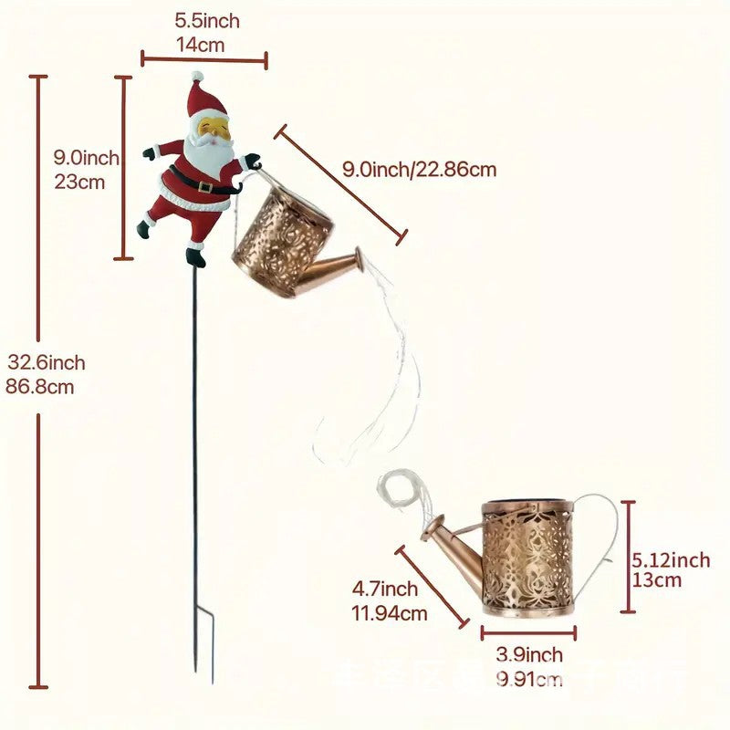 ๐
Santa Claus Solar Watering Can