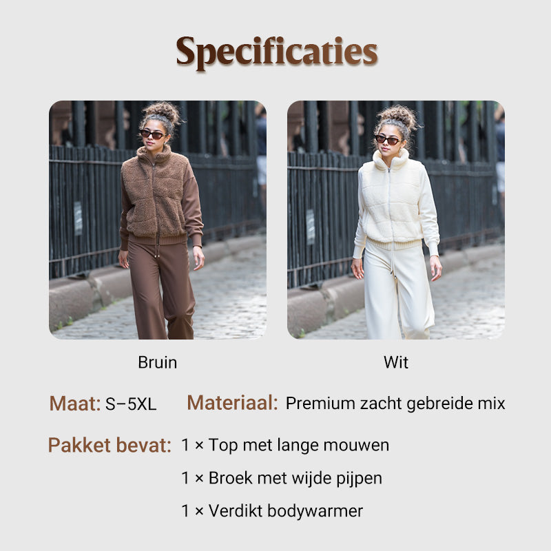 Eva™ | Warme en comfortabele 3-delige set