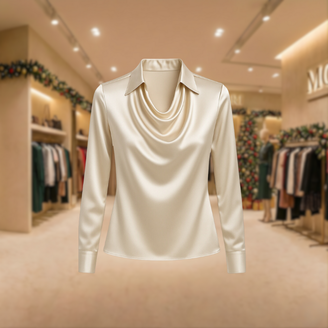 Fiona™ | Elegante Satijnen Blouse (kopie)