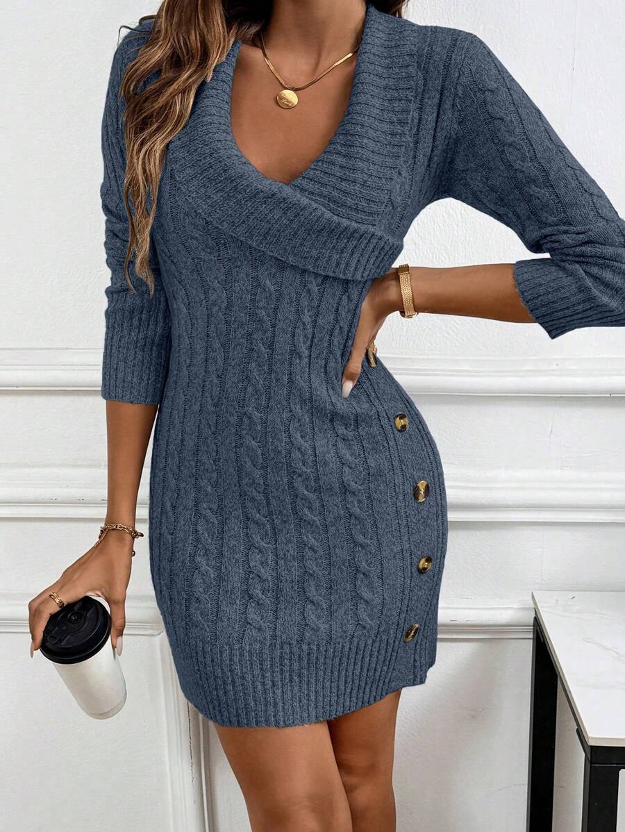 Luna™ | Comfortabele jurk in gebreide stof