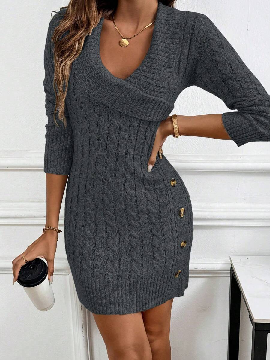 Luna™ | Comfortabele jurk in gebreide stof