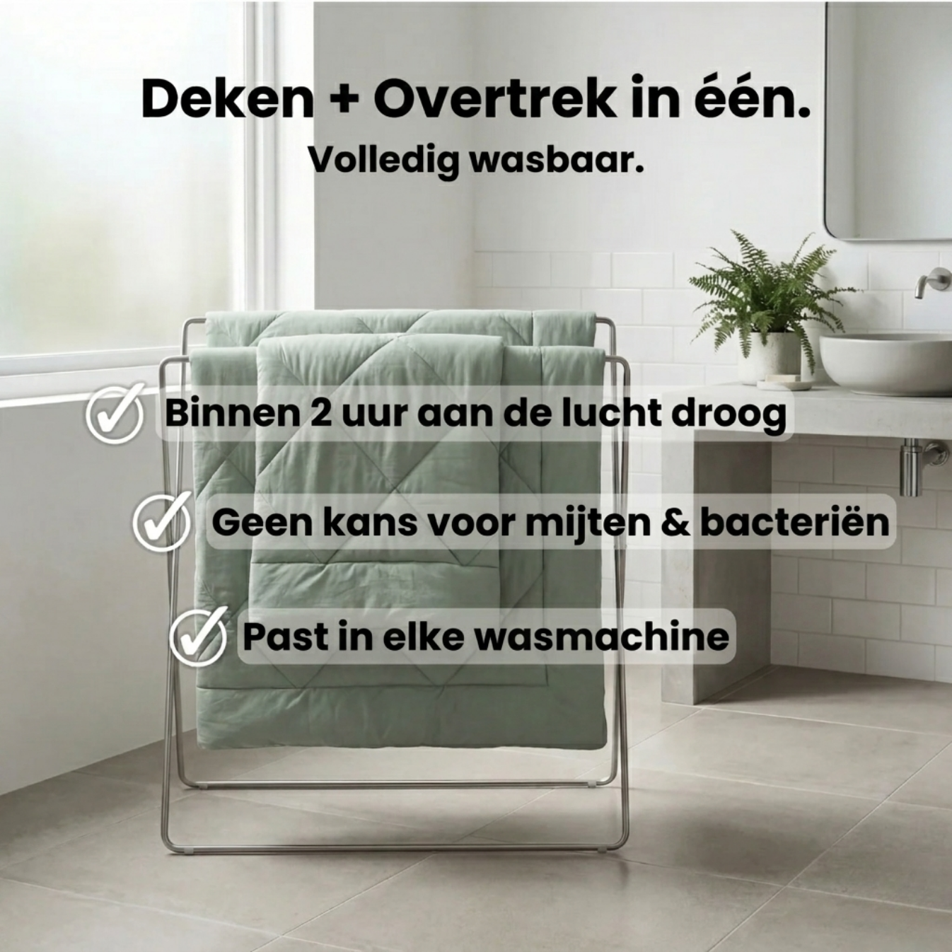 Easysleep™ Dekbed – 2-in-1 dekbed voor hygiënisch slaapcomfort