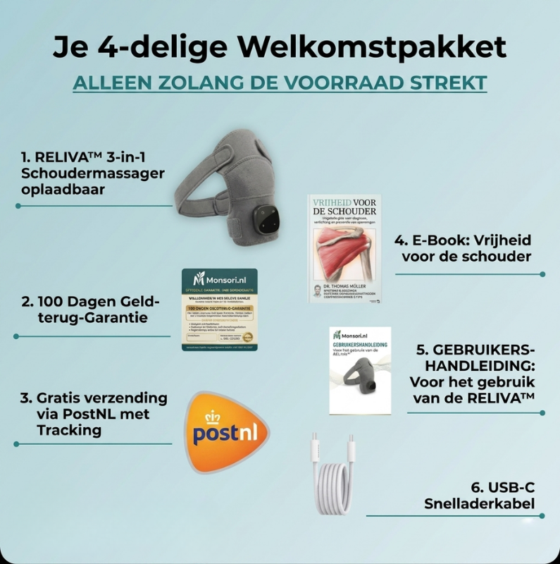 Reliva™ 3-in-1 Schoudermassager