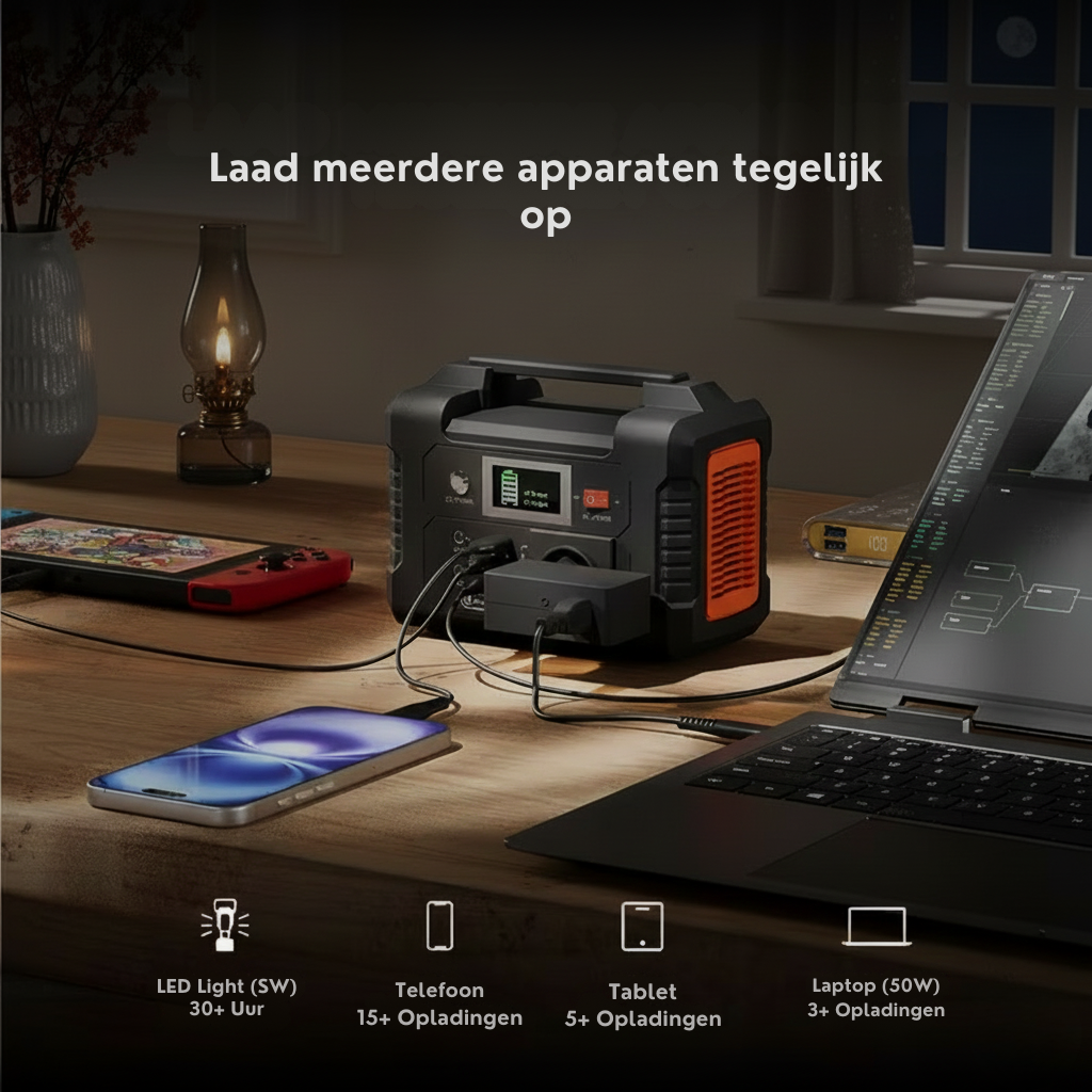 PowerBase E200 | Noodstroom Station